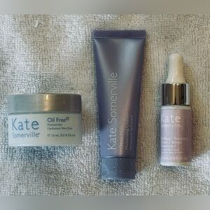 Kate Somerville Mini 3 Piece Travel Set 10ml X 3 BRAND NEW/SEALED